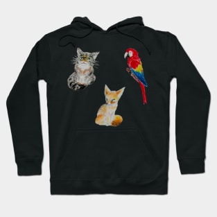 Animal Friends Sticker Pack Hoodie